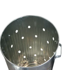 None Garden Galvanised Steel Incinerator / Fire Bin With Lid - 85L -Flymo Sales Store 12834094 6635030658576549