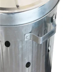 None Garden Galvanised Steel Incinerator / Fire Bin With Lid - 85L -Flymo Sales Store 12834094 7265030658432669