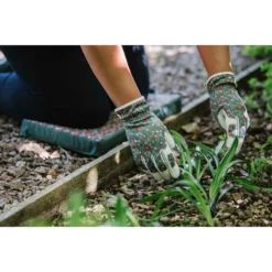 Westland Premium Leather Gloves Flower - Medium -Flymo Sales Store 12835713 5695012509194000