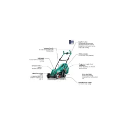 Bosch 1400W Rotak 37-14 Electric Lawn Mower - 37cm -Flymo Sales Store 12883599 1924843325901372