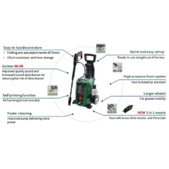 Bosch UniversalAquatak 135 High-Pressure Washer -Flymo Sales Store 12885390 1304960722621600