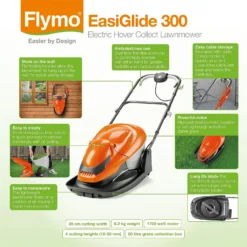 Flymo 1700W EasiGlide Electric Hover Lawn Mower - 30cm -Flymo Sales Store 12885897 1864846118755047