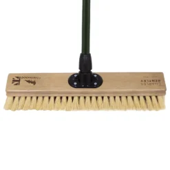 Charles Bentley Charnwood Dual Fill Wooden Broom - 450mm