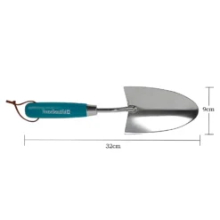 House Beautiful Stainless Steel Hand Trowel With A Teal Painted Hardwood Handle -Flymo Sales Store 13188708 1614928022769752