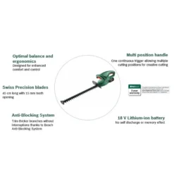 Bosch EasyHedgeCut 18-45 Hedge Trimmer 14 Bosch EasyHedgeCut 18-45 Hedge Trimmer -Flymo Sales Store 13496928 1884961768712855